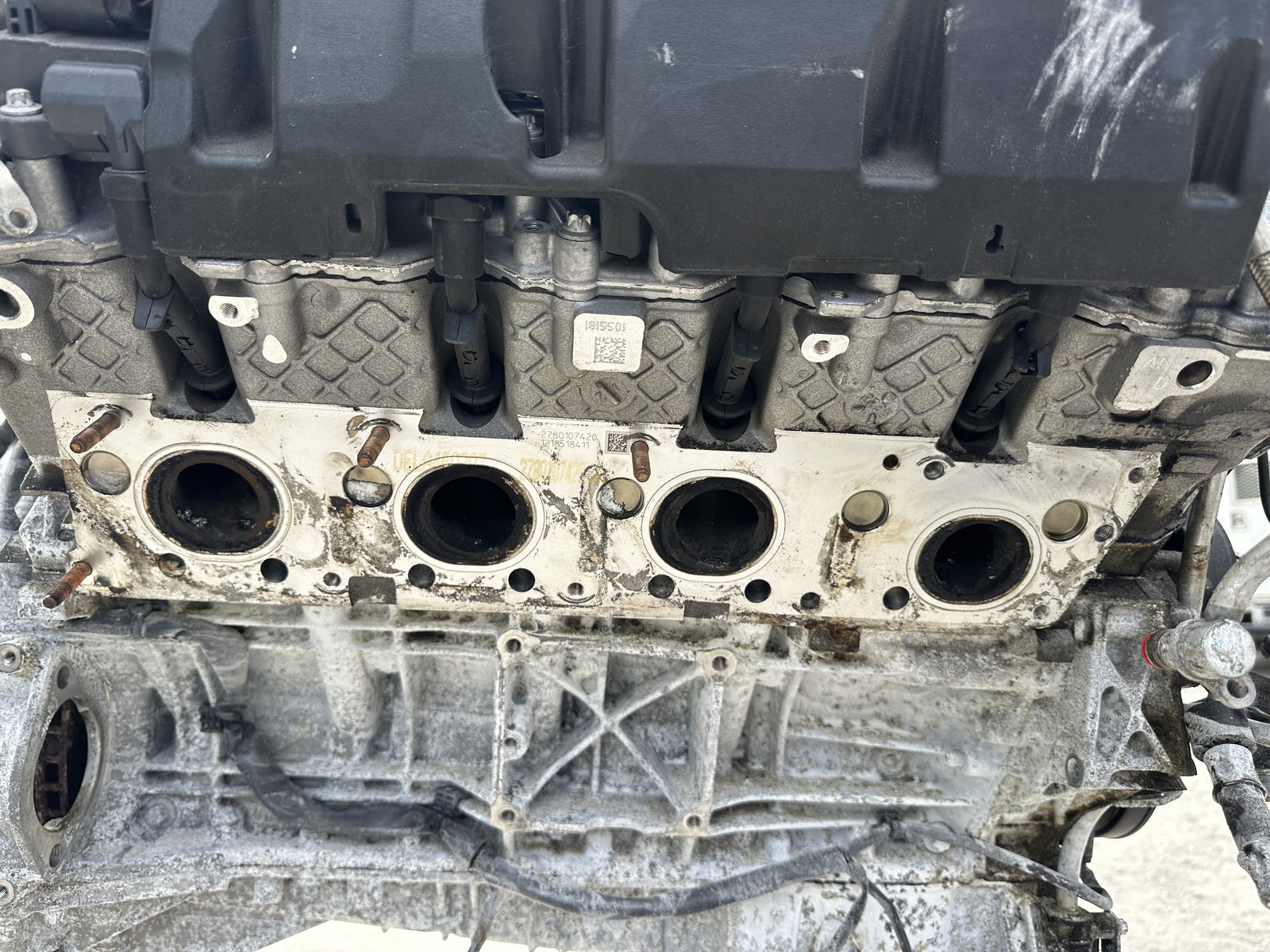 2012 - 2013 MERCEDES S550 4.7L TWIN TURBO ENGINE MOTOR 278.929 56000 miles