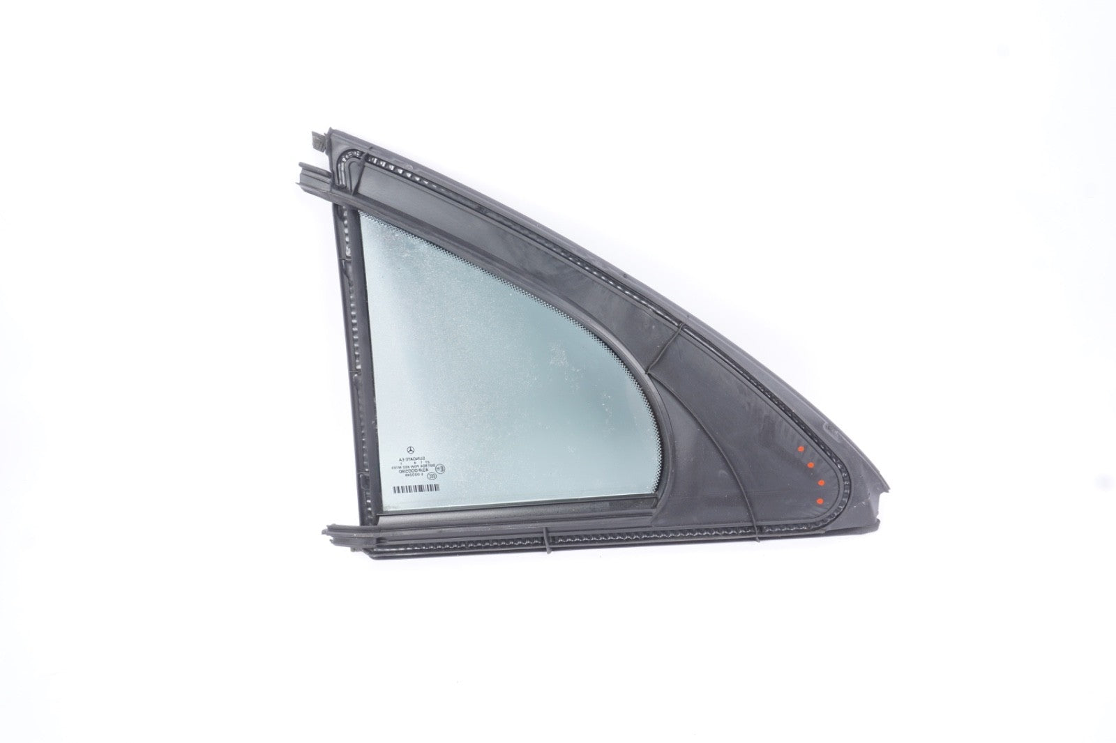 07-13 Mercedes W221 S550 S65 Quarter Window Glass Rear Right Passenger Side OEM