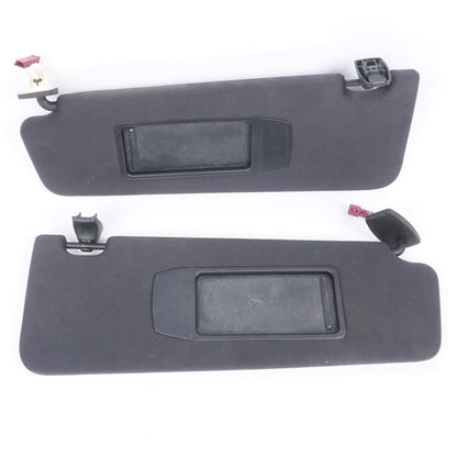 2009 - 2015 BMW 750LI  FRONT RIGHT & LEFT SUN VISOR SHADE SET GRAY CLOTH