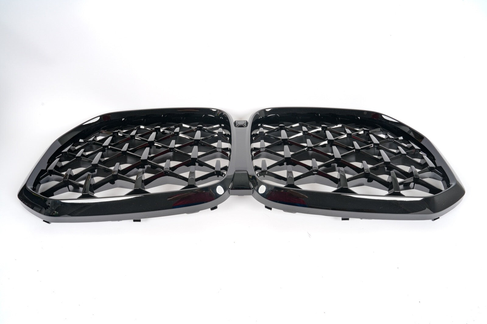 For 2019 - 2022 BMW X5 G05 Diamond Glossy Black Front Bumper Mesh Grille Grill
