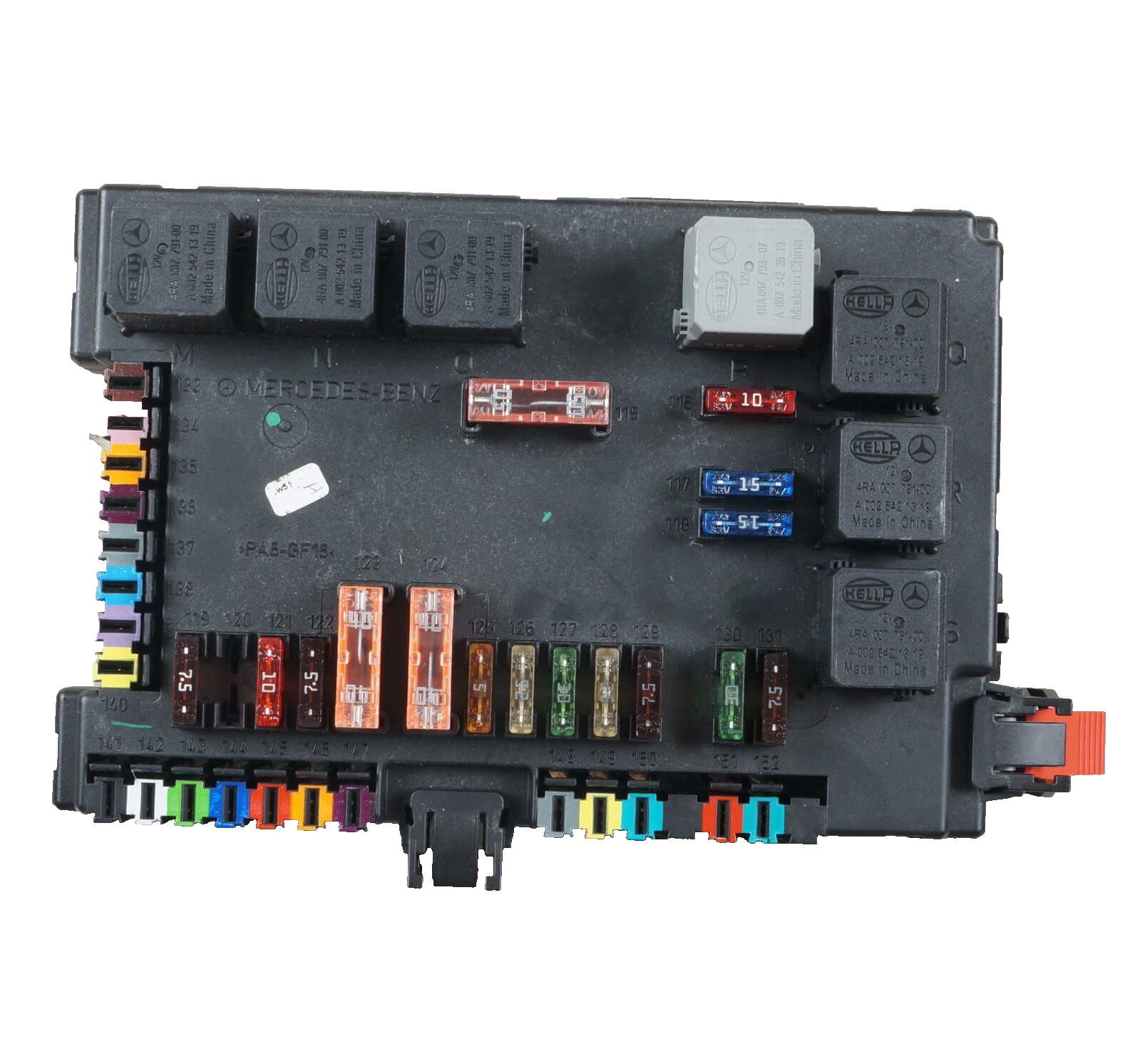 2010 - 2013 Mercedes W221 S550 S400 Rear Sam Fuse Box Relay Module Control OEM