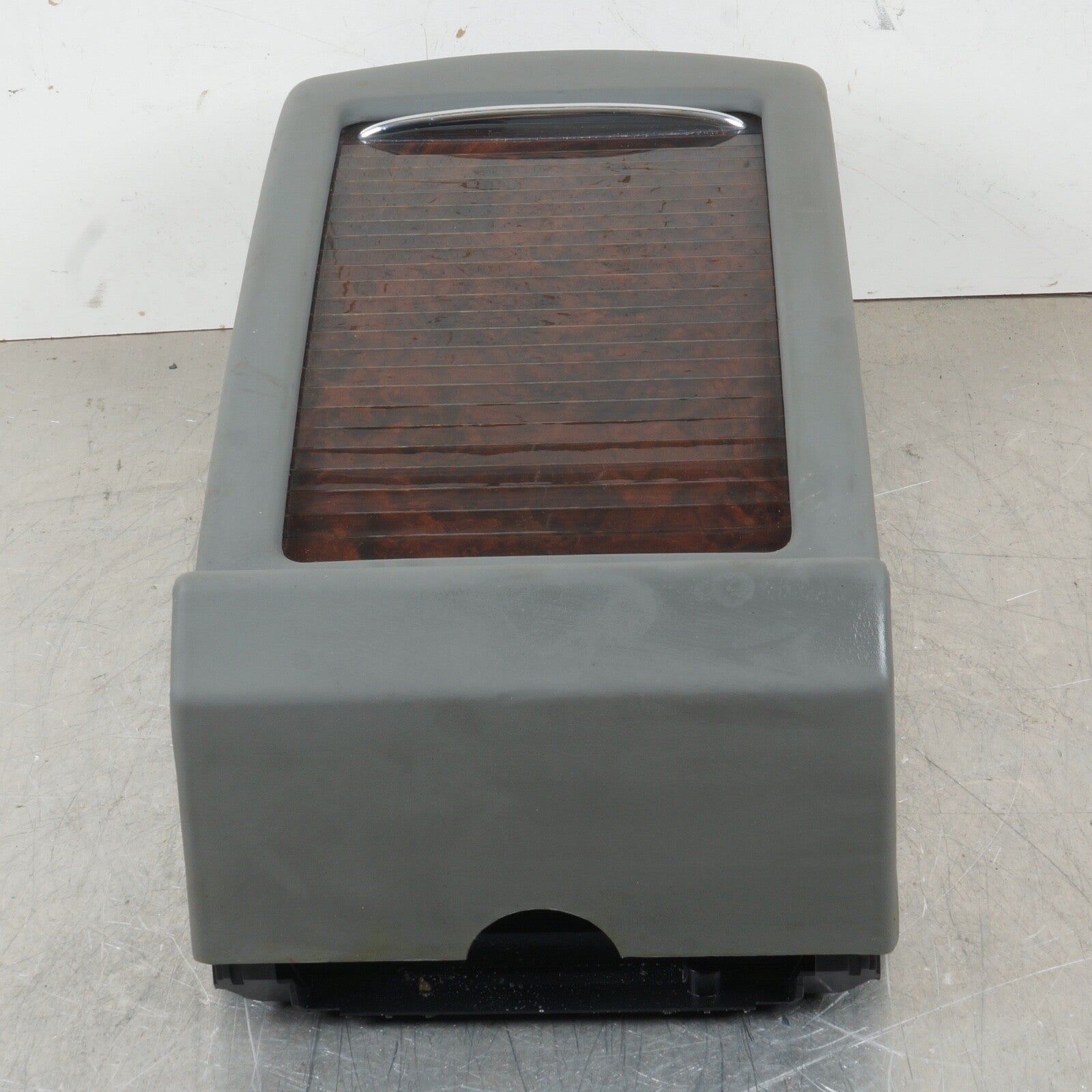 07-10 Mercedes W216 CL550 Center Console Rear Storage Compartment GRAY OEM