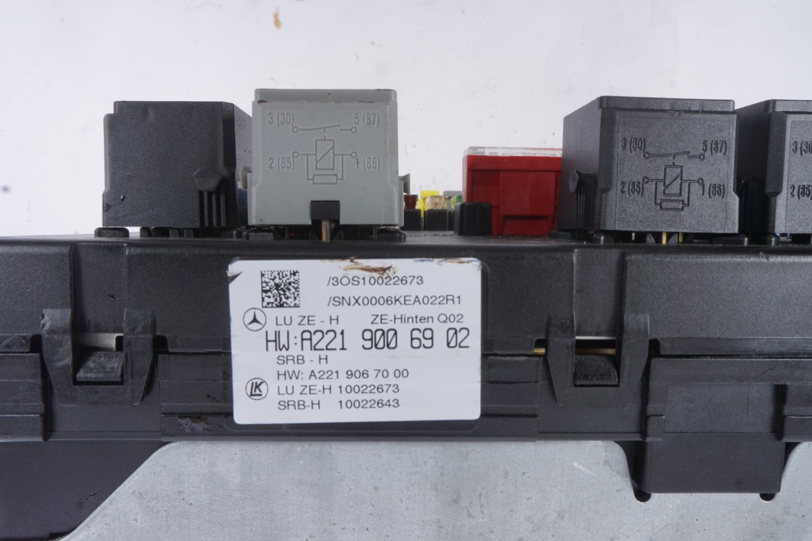 10-13 Mercedes W221 S400 S550 S65 AMG Rear Sam Fuse Box Relay Module Control OEM
