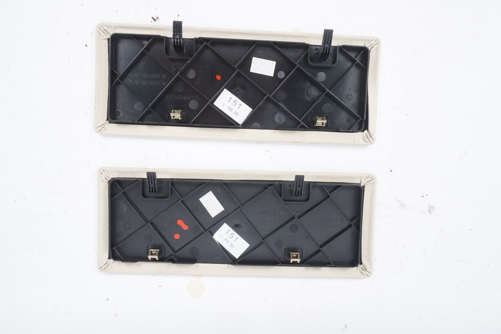 03-06 Mercedes R230 SL500 Storage Compartment Lid Cover Rear Right & Left OEM