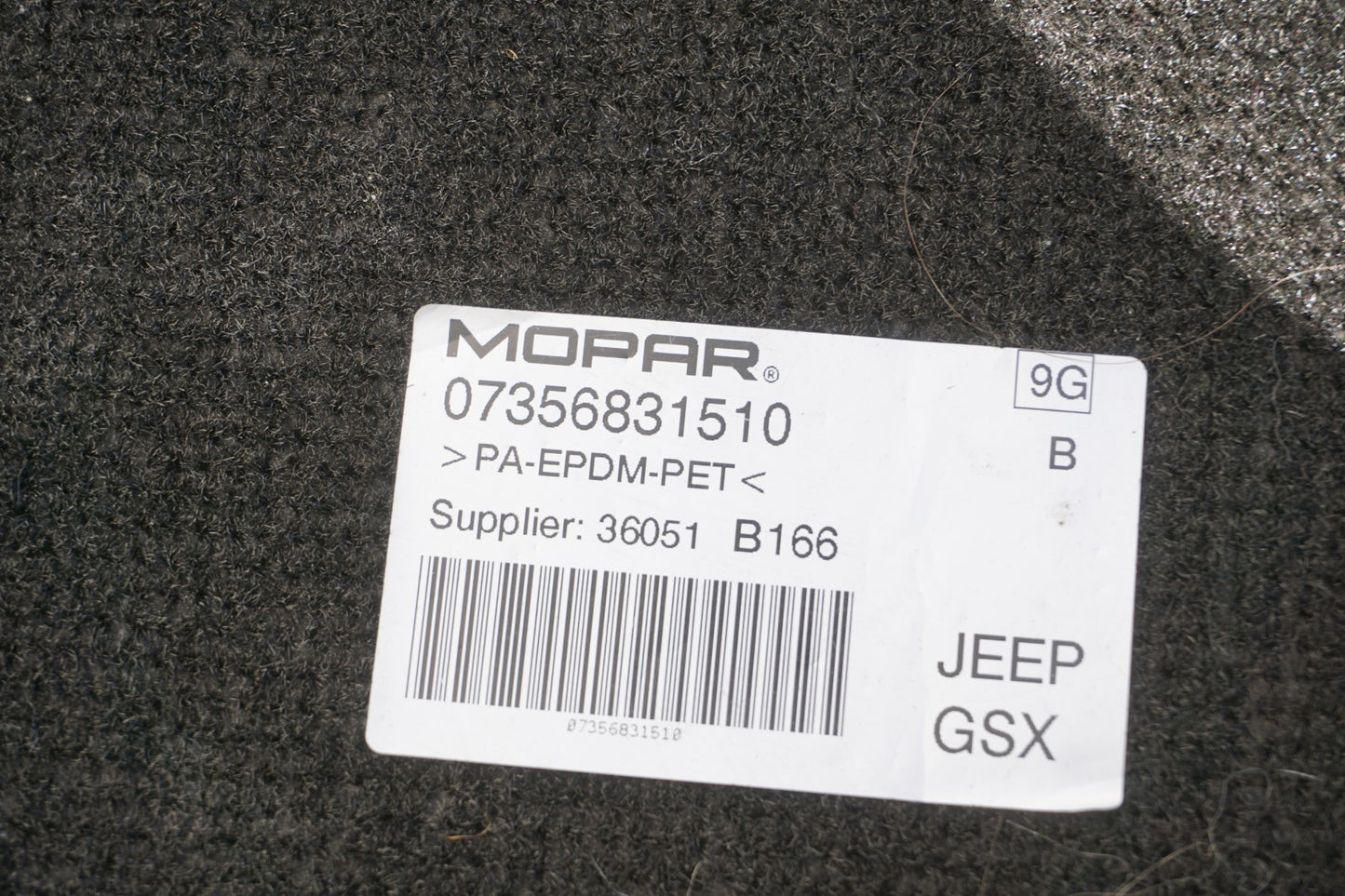 2015-2023 Jeep Renegade Floor Mat Carpet Front & Rear Set Of 4 OEM