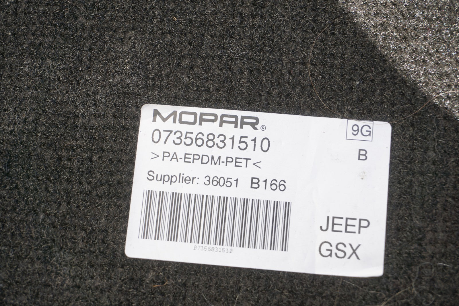 2015-2023 Jeep Renegade Floor Mat Carpet Front & Rear Set Of 4 OEM