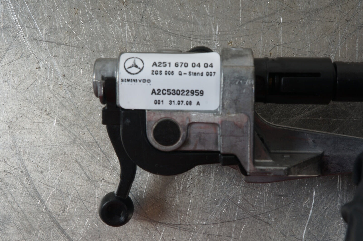 06-12 MERCEDES W251 R-CLASS REAR RIGHT QUARTER WINDOW MOTOR ACTUATOR OEM