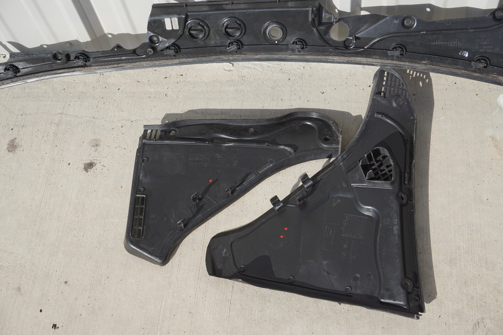 2012 - 2018 BMW 650i 640i Front Windshield Wiper Cowl Vent Panel Set Of  3 OEM