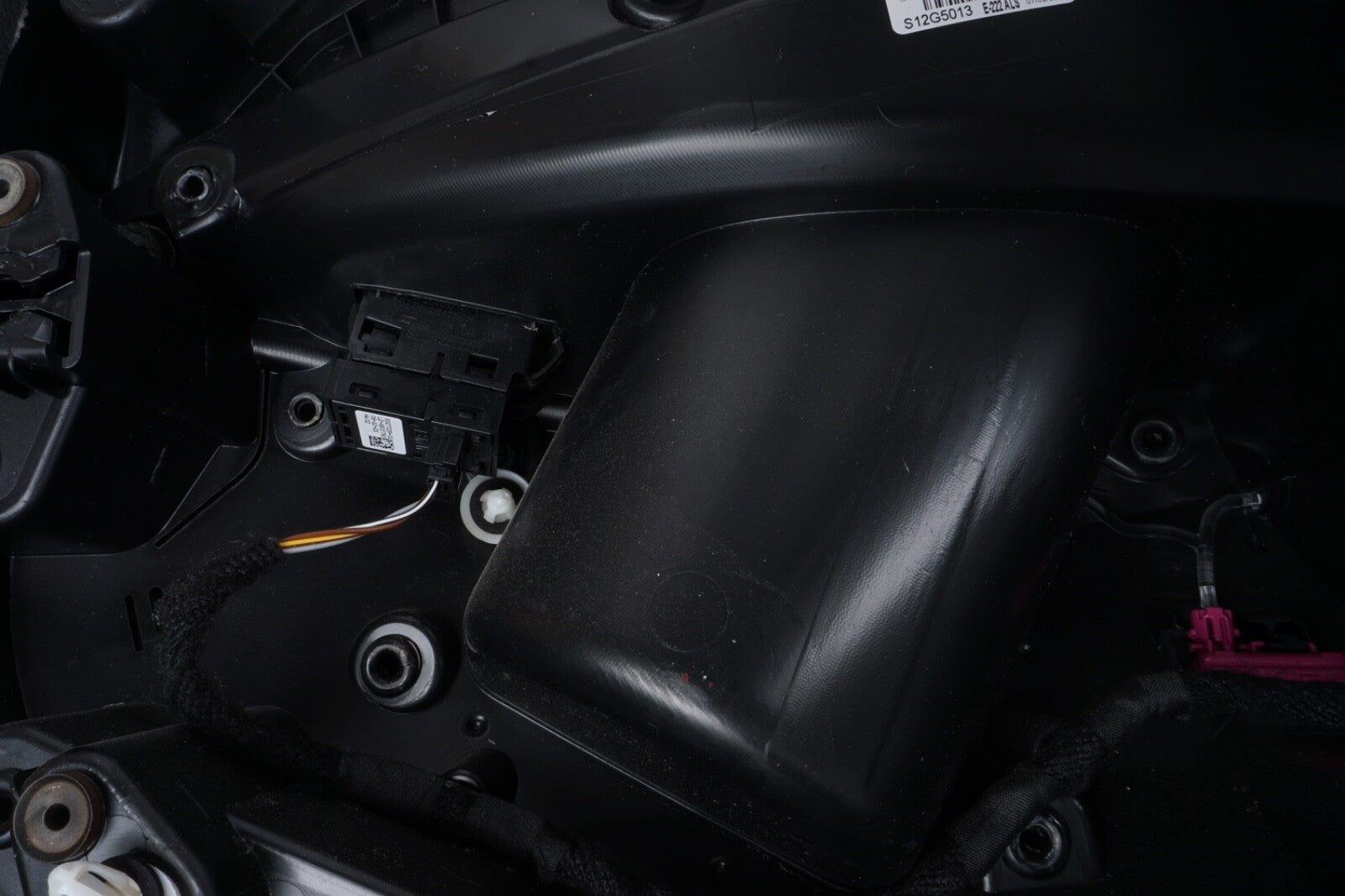 2021-2024 BMW M440I 430I FRONT LEFT INNER DOOR TRIM PANEL BLACK LEATHER OEM