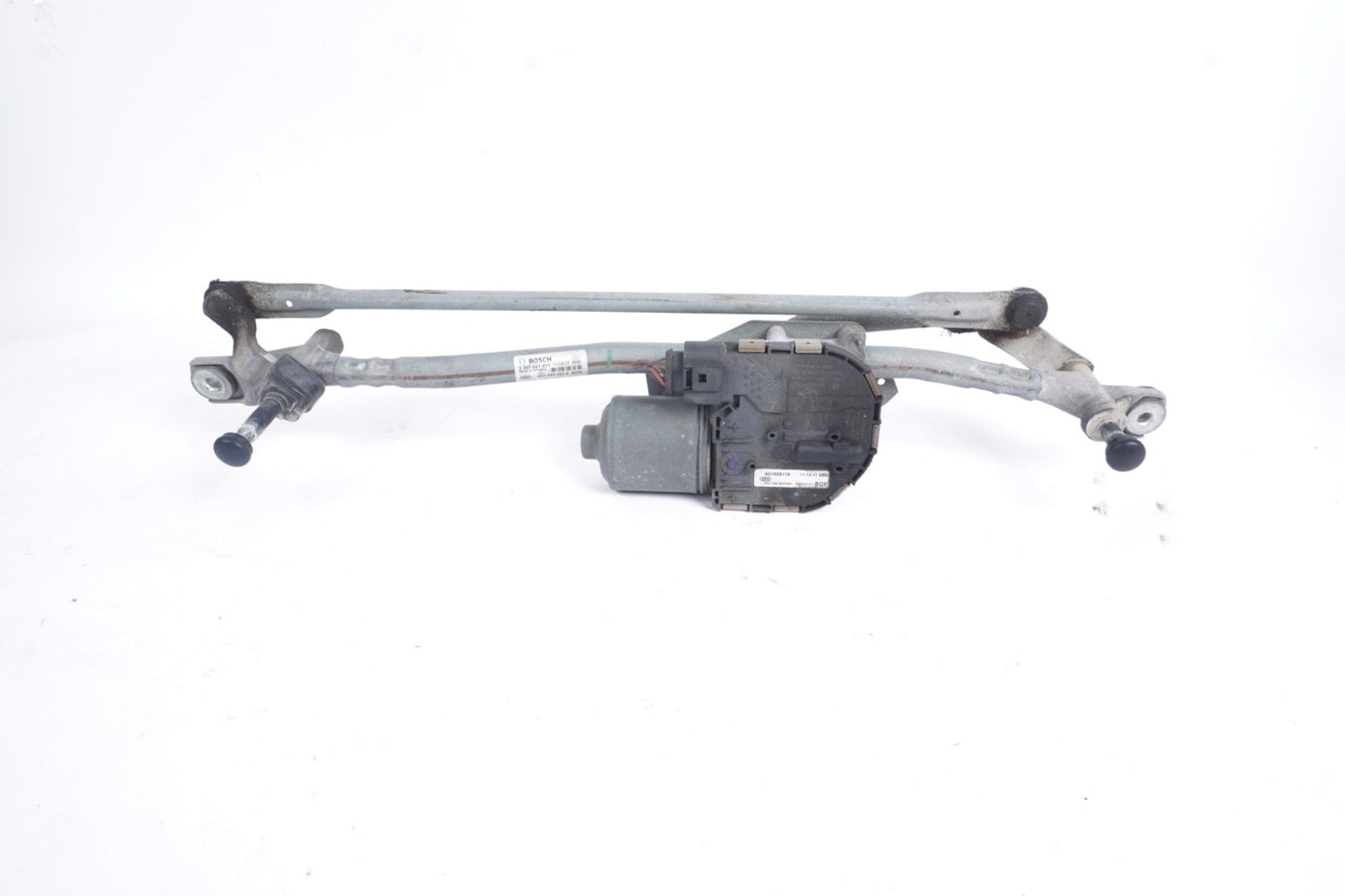 12-18 AUDI C7 A6 A7 WINDSHIELD WIPER TRANSMISSION LINKAGE MOTOR 4G1955023A OEM