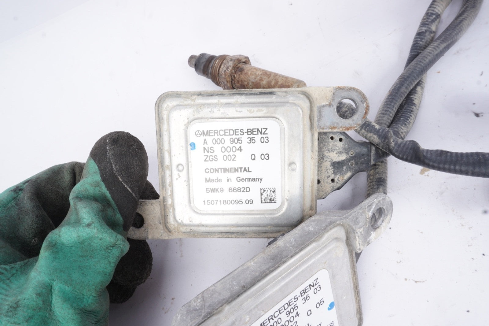 07-15 Mercedes W164 ML350 E350 Diesel NOX Oxygen Sensor Module 0009053603 SET