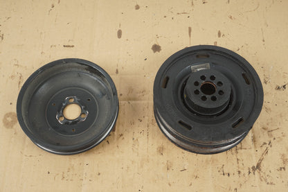 2012 - 2015 AUDI A7 3.0L CRANKSHAFT & WATER PUMP PULLEY OEM