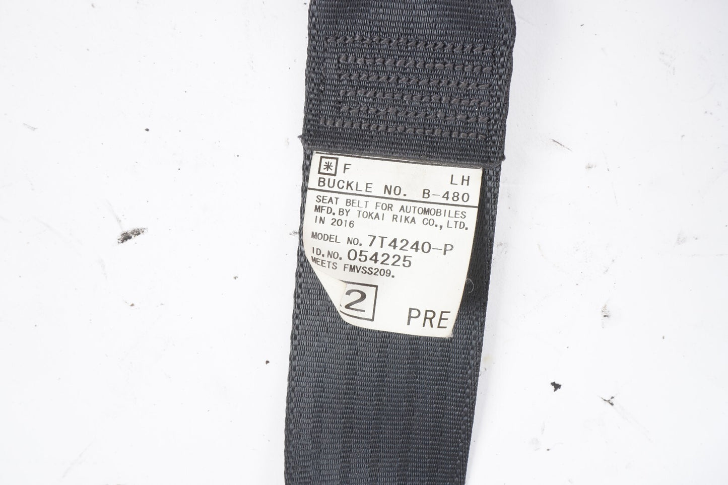 2013 - 2020 Subaru BRZ FRONT LEFT DRIVER SEAT BELT RETRACTOR OEM