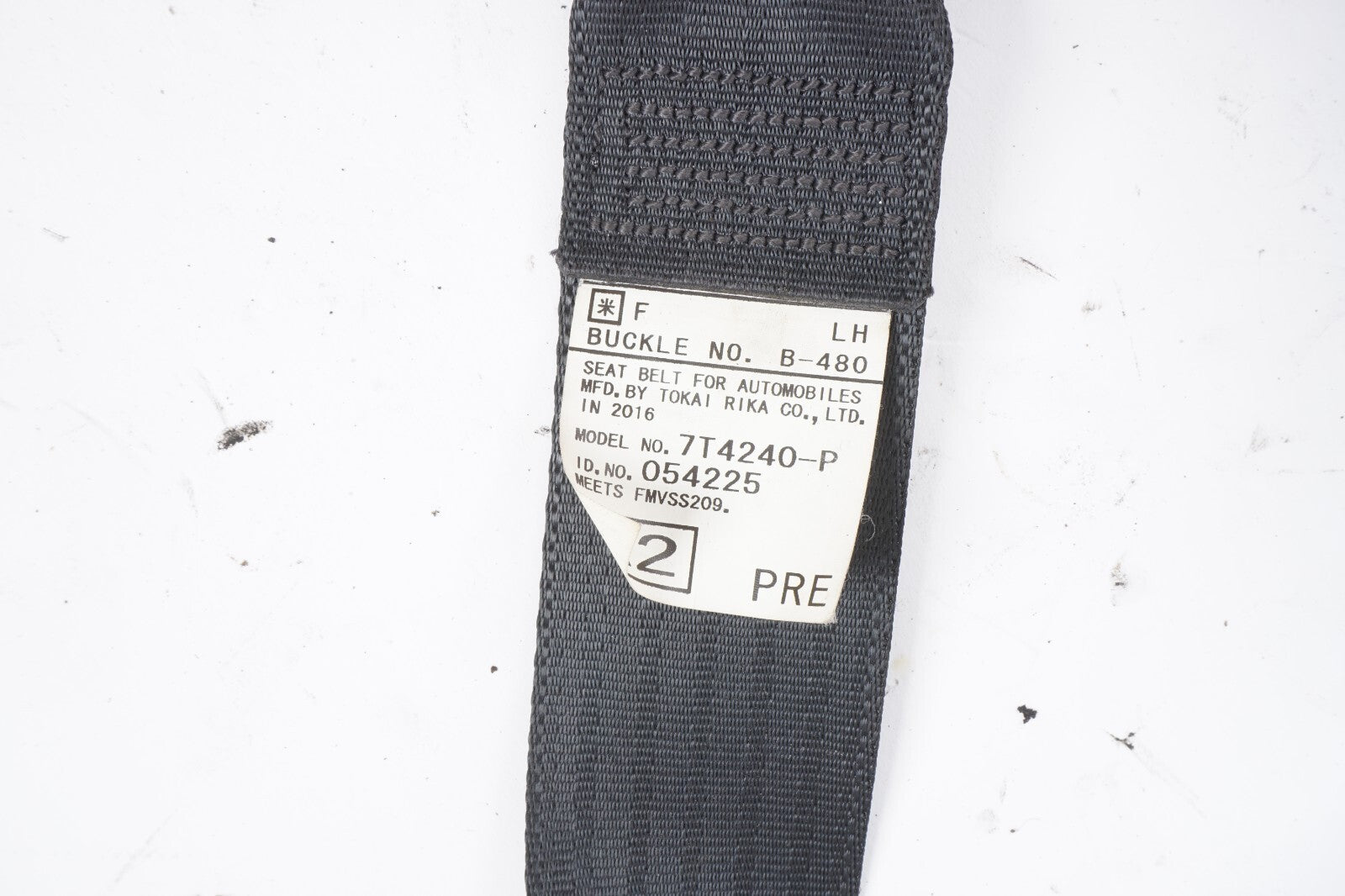 2013 - 2020 Subaru BRZ FRONT LEFT DRIVER SEAT BELT RETRACTOR OEM