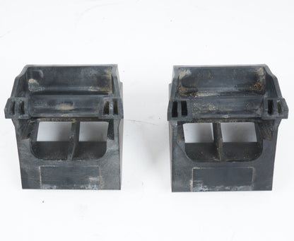 2008-2010 BMW 535i 528i 550i 650 RADIATOR LOWER BRACKET MOUNTS PAIR OEM 7542517