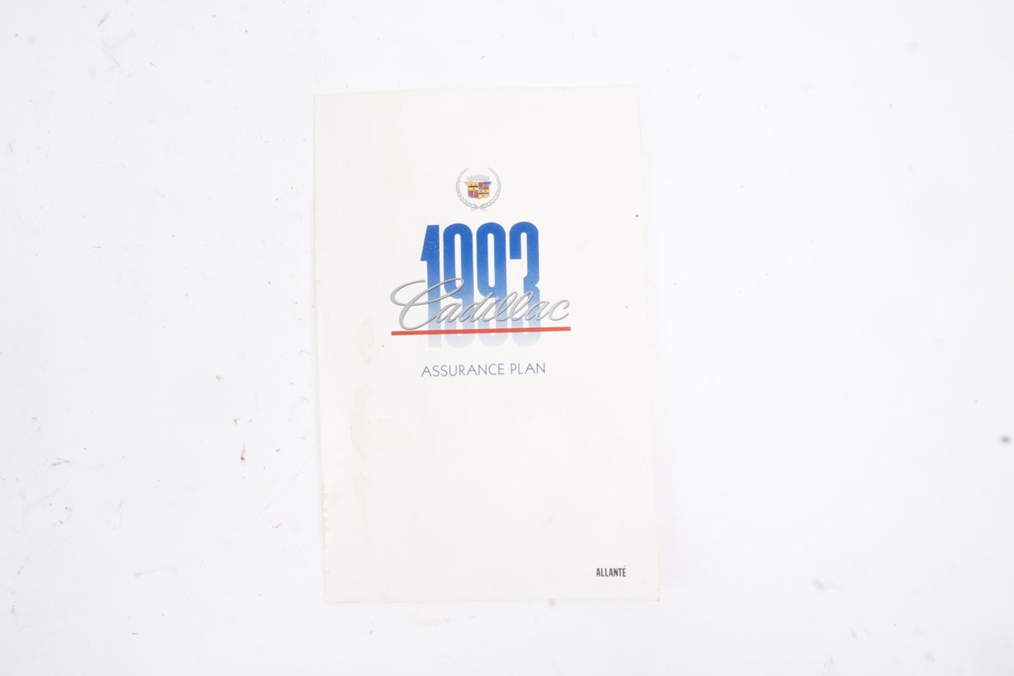 1993 Cadillac Allante Owners Manual Pack OEM