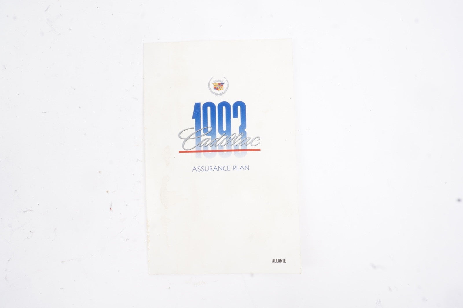 1993 Cadillac Allante Owners Manual Pack OEM