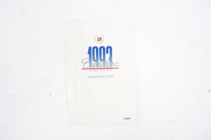 1993 Cadillac Allante Owners Manual Pack OEM