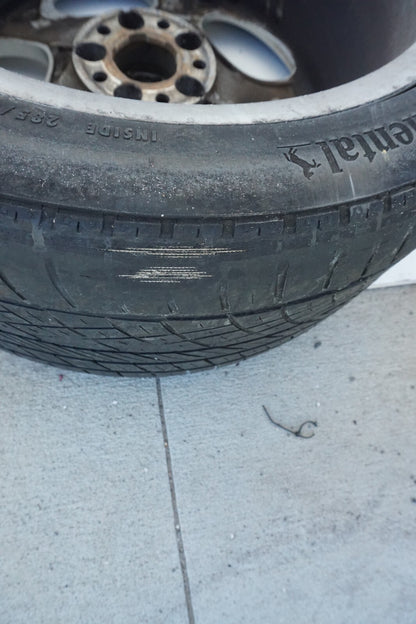 03 - 12 Mercedes R230 SL500 ALLOY WHEEL RIM 8.5Jx18 *TWO WHEEL ARE CRACKED* OEM