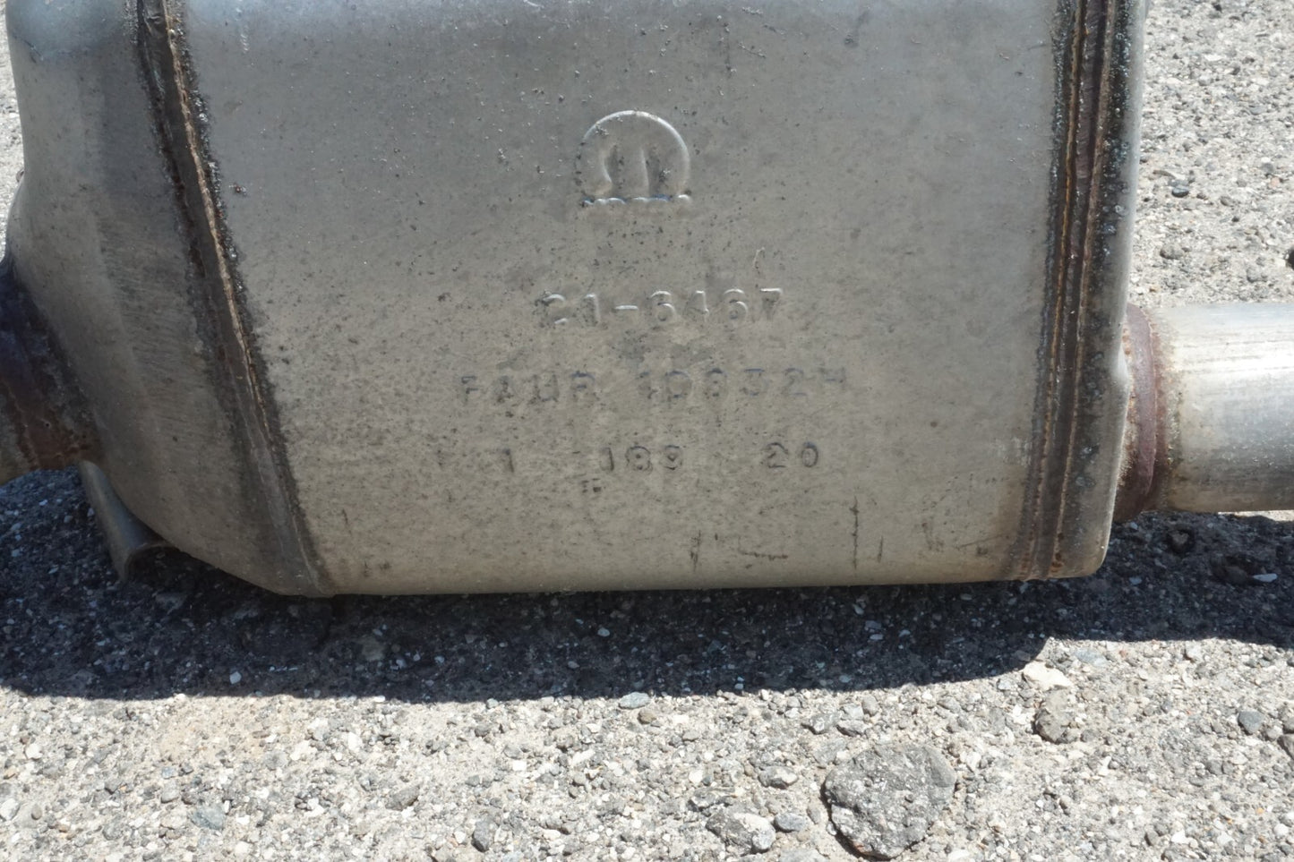 17-22 CHRYSLER PACIFICA ENGINE EXHAUST SYSTEM PIPE MUFFLER OEM