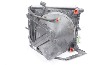 2000 2004 Porsche Boxster OEM Driver Left Radiator with Cooling Fan Bracket