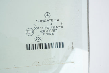 07-13 Mercedes W221 S550 S63 Rear Left Driver Side Door Window Glass OEM