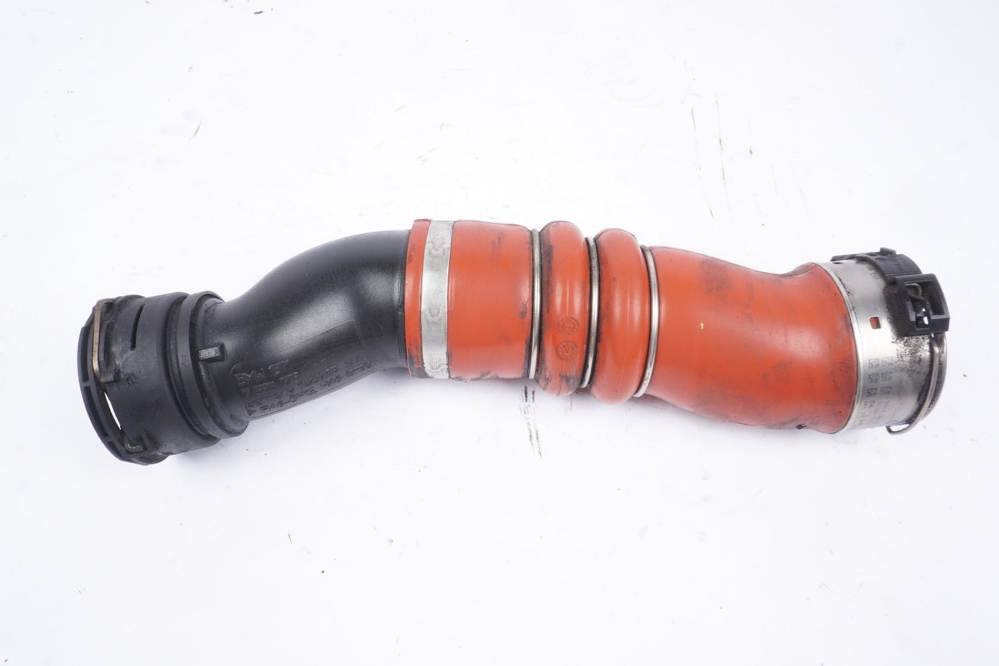 2011-2017 bmw 535i 640i 740i 3.0l intercooler charge air induction tube hose oem