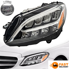 For 2019-2021 Mercedes-Benz W205 C300 C43 Full LED Headlight Left Driver Side