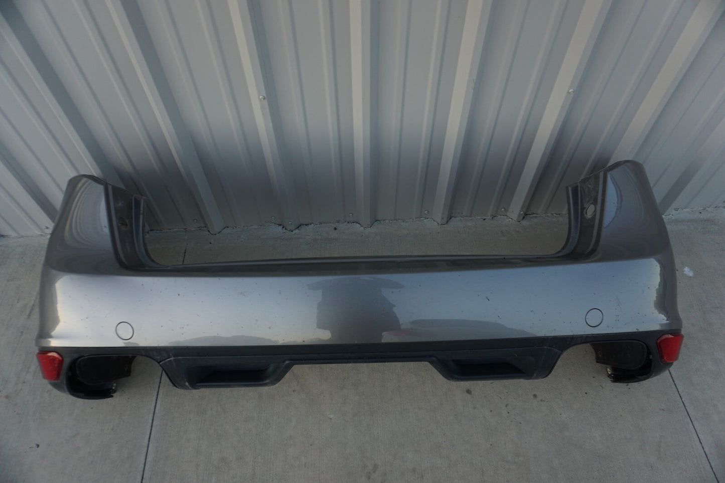 2011-2014 Porsche Cayenne 958 Rear Bumper Cover Gray OEM