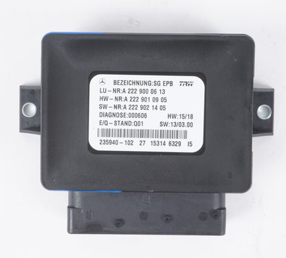 14-17 Mercedes W222 S600 S550 S63 Electronic Parking Brake Control Module OEM