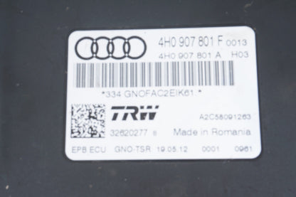 AUDI PORSCHE PARKING BRAKE CONTROL MODULE COMPUTER 4H0907801F
