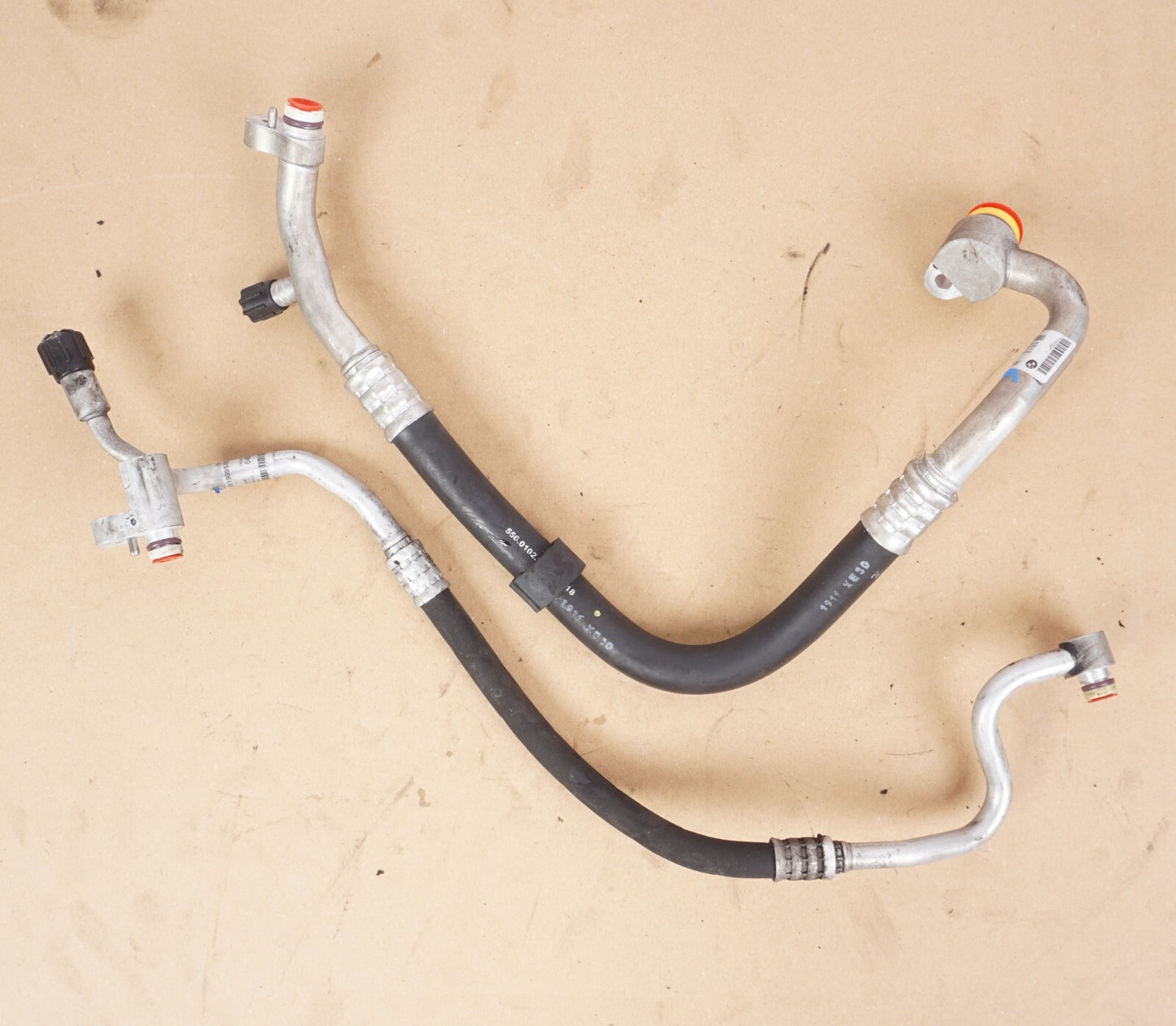 2012 - 2016 BMW 650i 550i 750i 4.4l Ac Hose Pipe Set Of 2 OEM