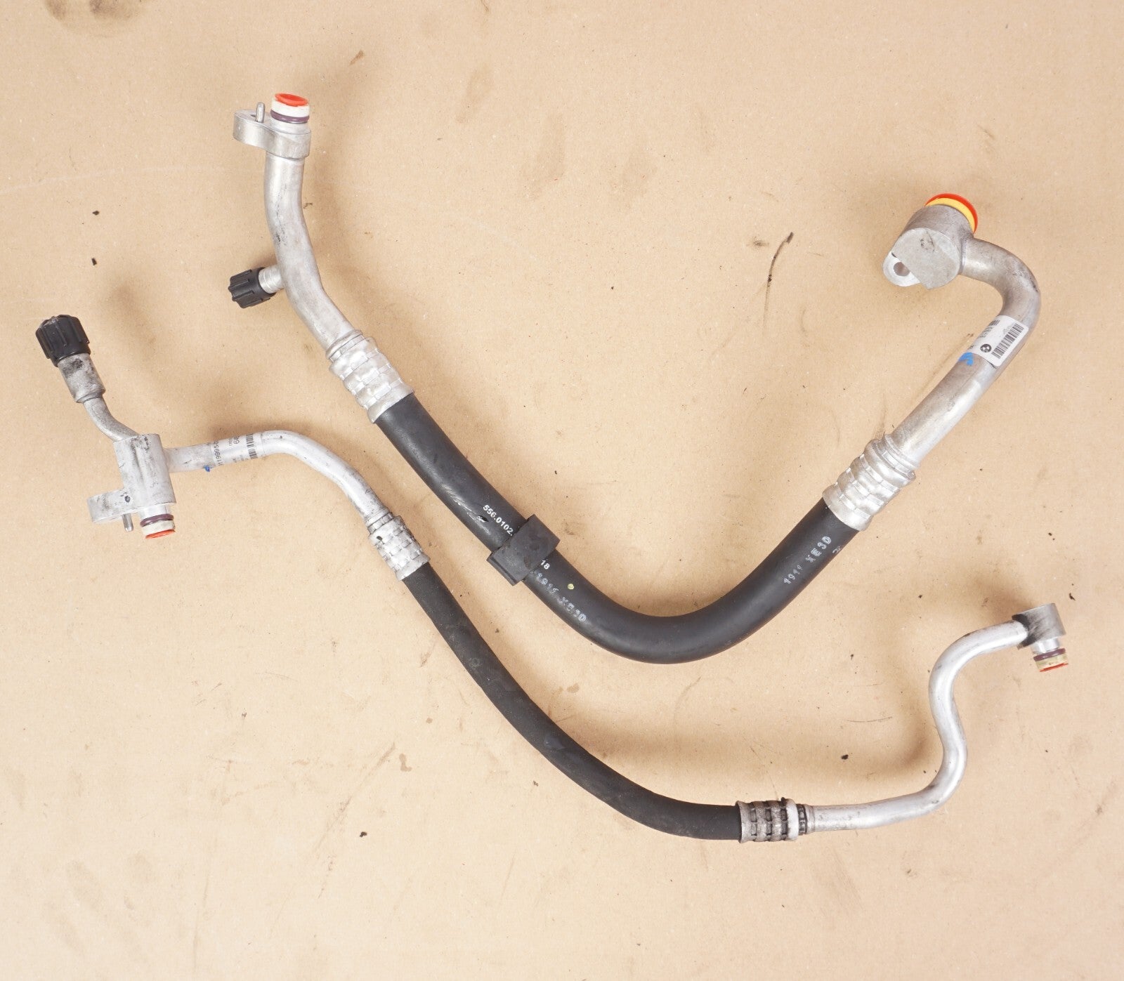 2012 - 2016 BMW 650i 550i 750i 4.4l Ac Hose Pipe Set Of 2 OEM
