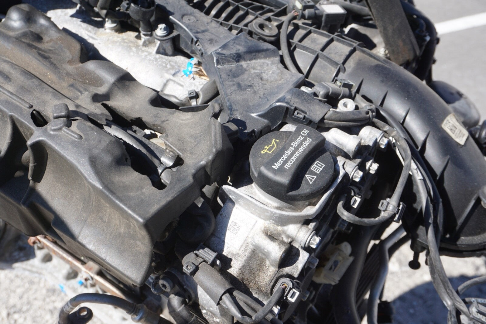 2015 2016 2017 Mercedes Benz S550e Hybrid 3.0L V8 Engine With 61k Miles OEM