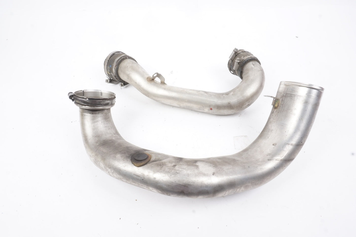 2012 - 2018 Mercedes GL450 4.6L V8 Left Air Intake Pipes Tubes OEM