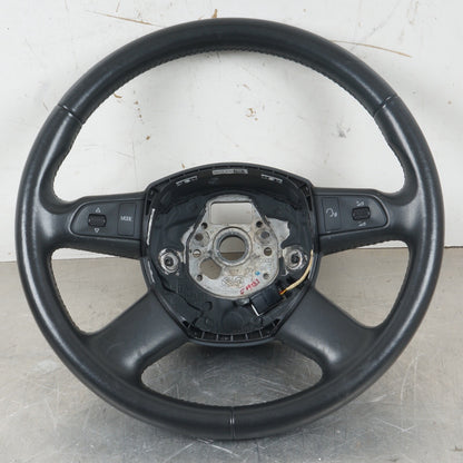 2005-2008 AUDI A6 STEERING Wheel W Controls Gray Leather 4F0419091DB