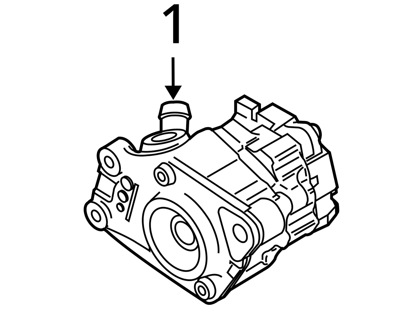 07-09 AUDI A8 QUATTRO 4.2L V8 POWER STEERING PUMP MOTOR ASSEMBLY OEM 4E0145156F