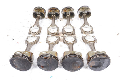2011 - 2014 PORSCHE CAYENNE OEM 4.8L ENGINE PISTON SET W/ RINGS & RODS SET (8)