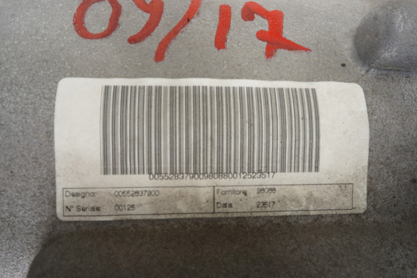 2017 - 2019 ALFA ROMEO GIULIA 2.0L TRANSMISSION TRANSFER CASE 00552837900 OEM