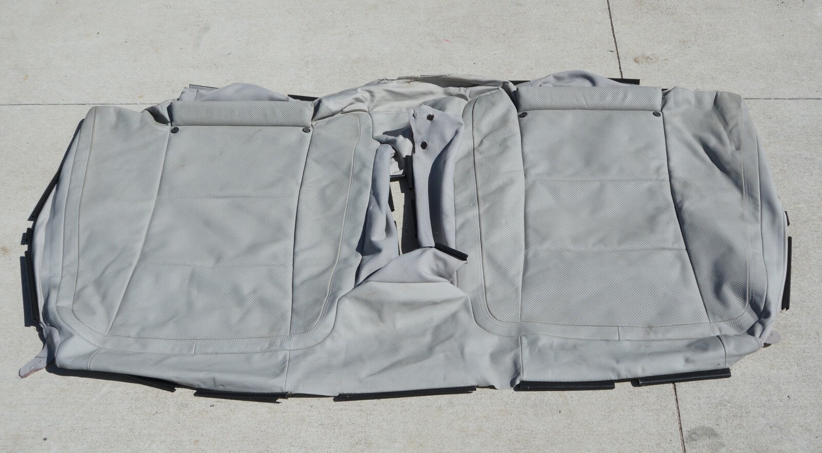 10-13 Mercedes W221 S400 S550 Seat Cushion Rear Top Upper GRAY 2219208516 OEM