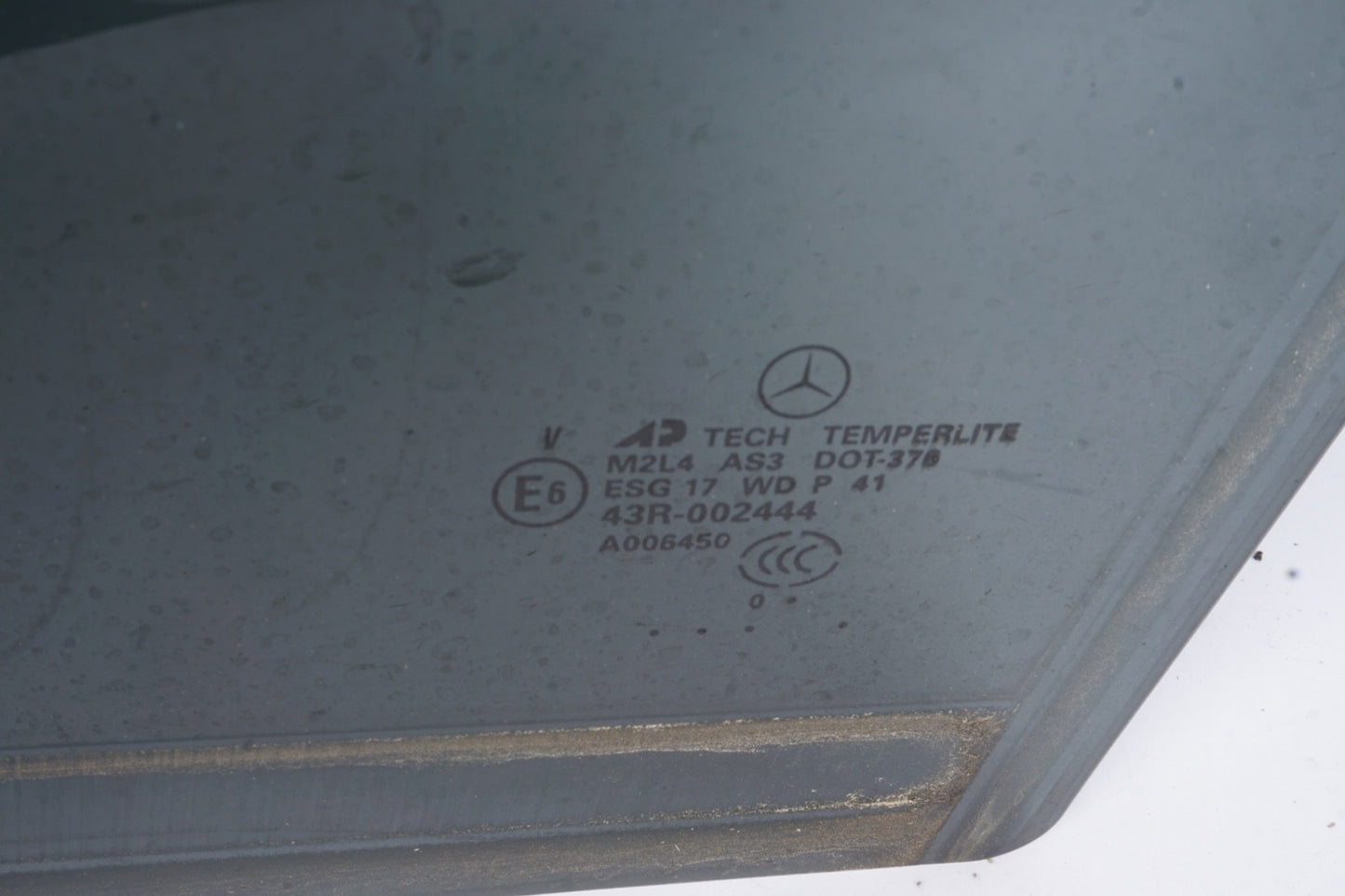 06-11 Mercedes W164 ML350 ML63 AMG Rear Left Side Fixed Privacy Window Glass OEM