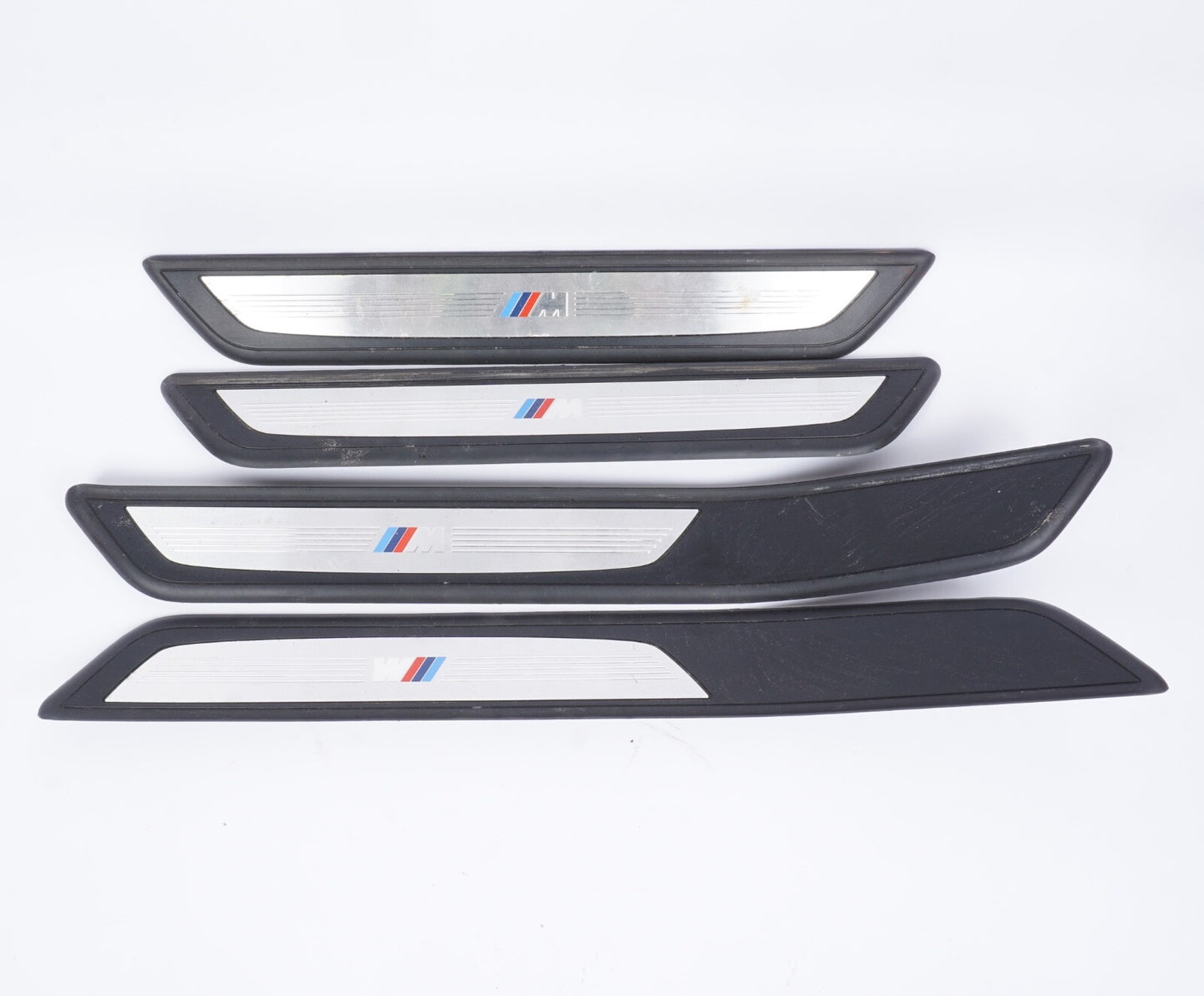 10-15 OEM BMW F02 740 750 Door Sill Plate Molding Trim M SPORT Left Right SET