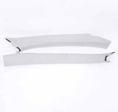 14-17 MERCEDES W207 E400 E350 COUPE FRONT RIGHT LEFT TRIM A PILLAR OEM GRAY