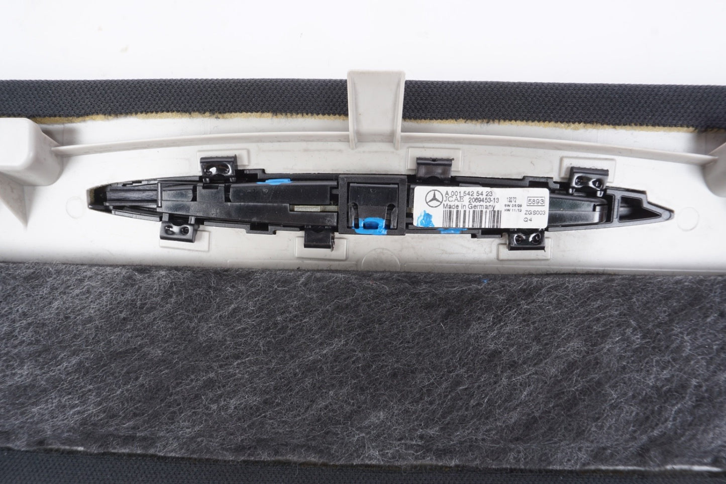 2014 - 2017 Mercedes W222 S550 Rear Headliner Trim Panel Black OEM 2226900850