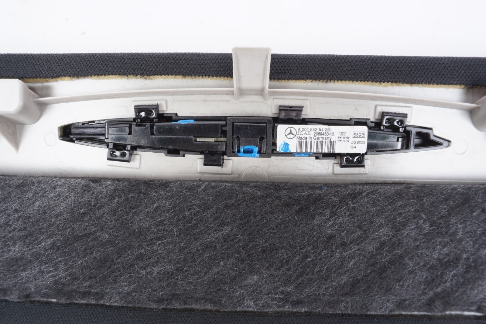 2014 - 2017 Mercedes W222 S550 Rear Headliner Trim Panel Black OEM 2226900850