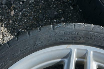 2007 - 2014 MERCEDES C250 C200 C300 C350 TIMS AMG R18 STAGGERED - BAD TIRES