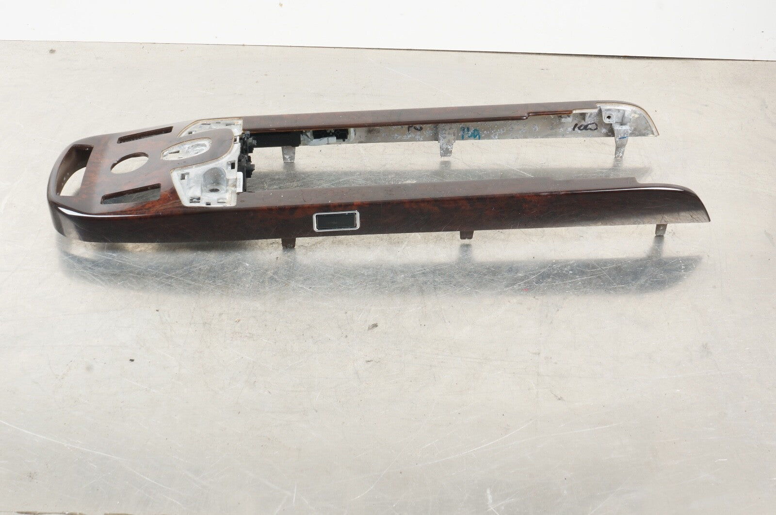 07-09 Mercedes W221 S450 S550 AMG Center Console Trim Bezel Wood 2216800234 OEM