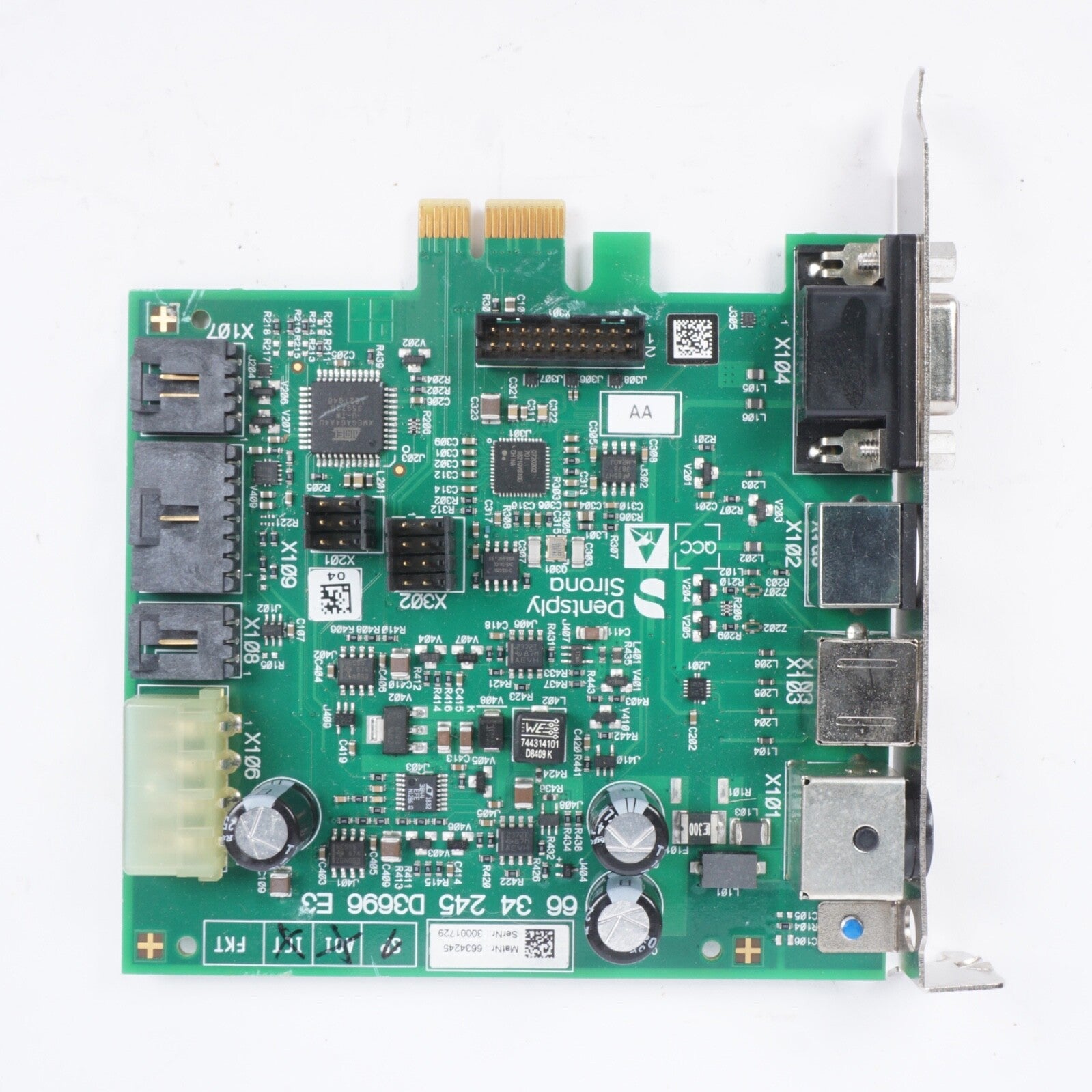 DENTSPLY SIRONA PRIMESCAN FRAME GRABBER D3696 CIRCUIT BOARD 6634245