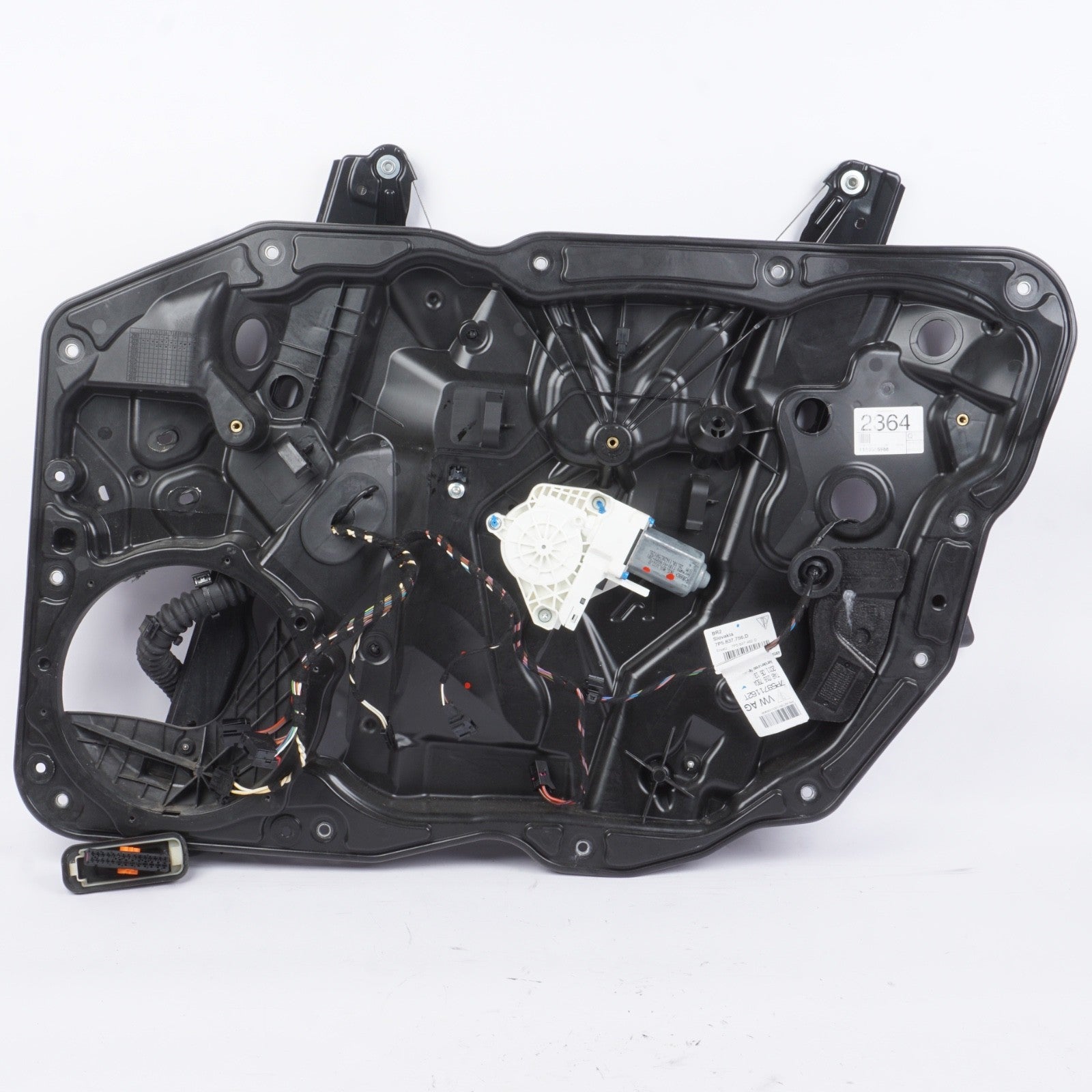 2011-2018 PORSCHE CAYENNE FRONT RIGHT DOOR WINDOW REGULATOR W/ CARRIER OEM