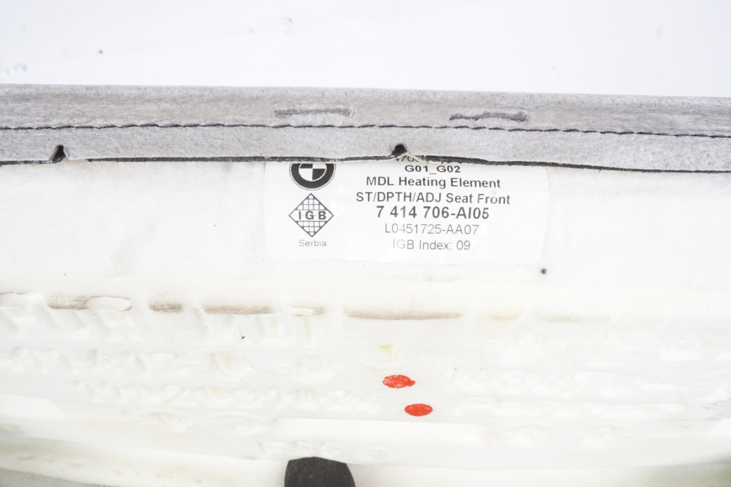 2022 - 2024 BMW i4 430i M440i G26 FRONT RIGHT PASSENGER SEAT BOTTOM CUSHION OEM